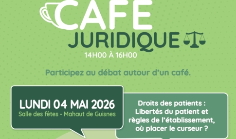 illustration Café juridique sur le thème des Droits des patients