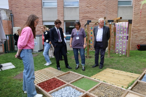 illustration Inauguration du jardin sensoriel du CAMSP